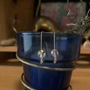 NWOT SS/Swarovski Crystal Earrings